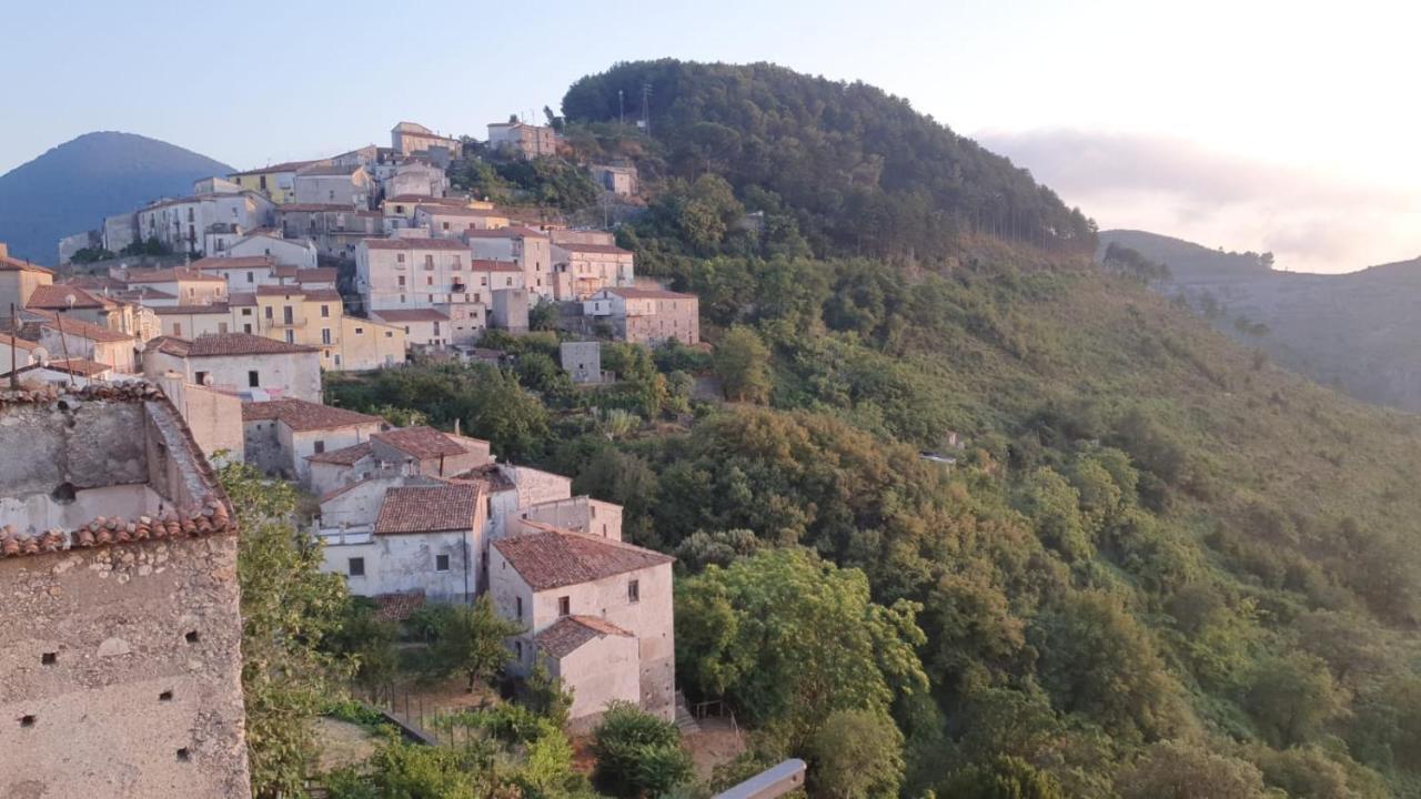 Appartamento Casa Vacanze Al Borgo Antico Aieta Esterno foto